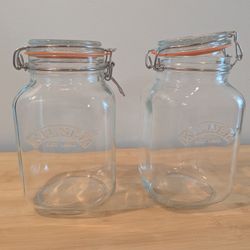 Kilner Air Tight Glass Jars - 68 Oz, 2L