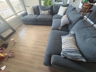 Blue Jean sectional electric recliner