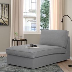 Grey Chaise longue. 