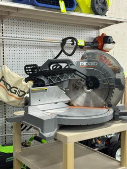 RIDGID R4123 15-AMP CORDED 12 IN. MITER SAW USED