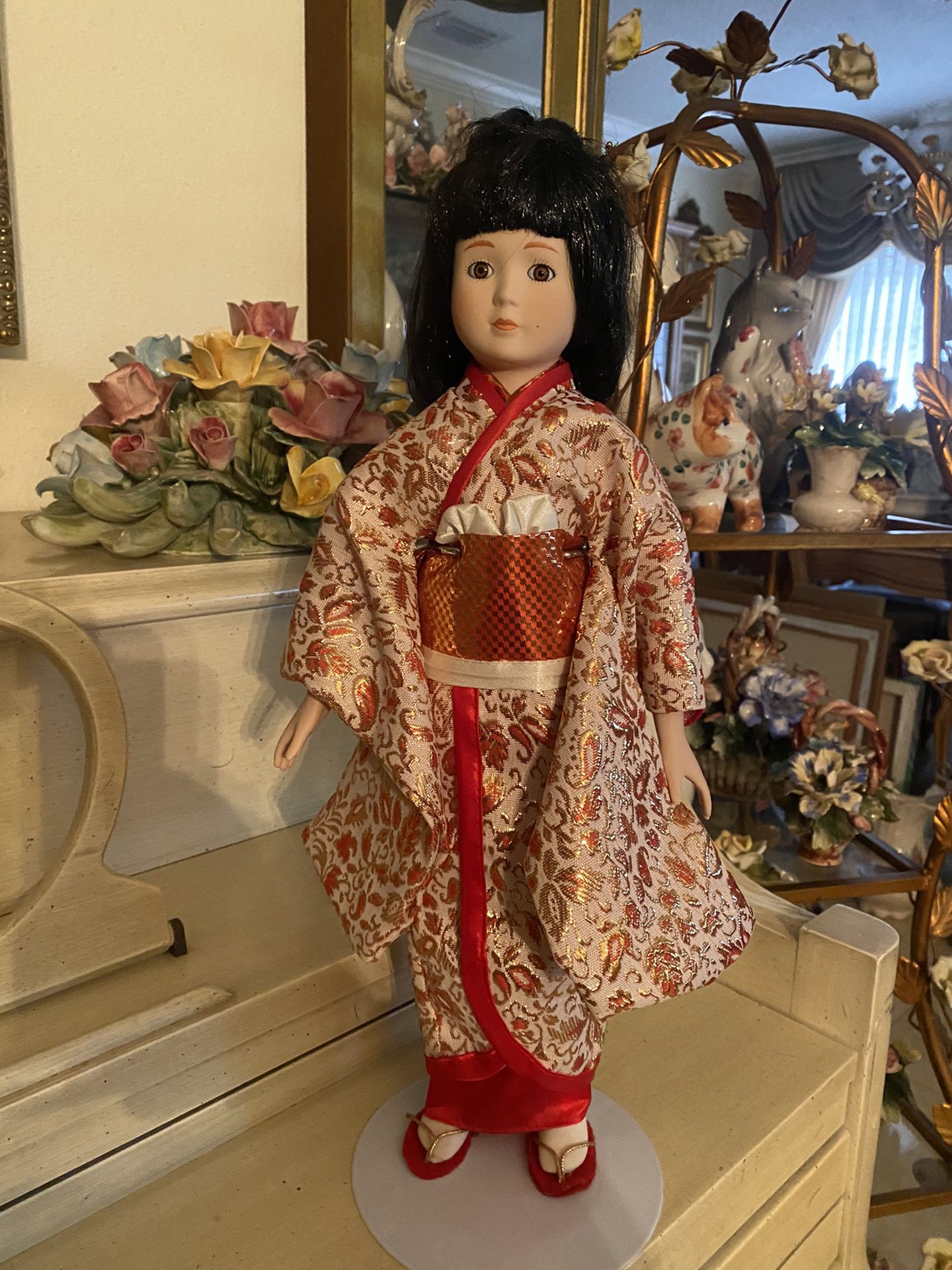 Vintage Asian Keisha Porcelain Doll