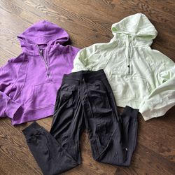 Lululemon Scuba Sweatshirts Hoodies Leggings Joggers Sz 0 XS