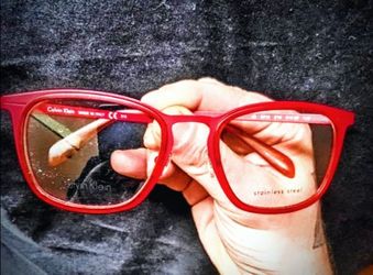 Calvin Klein Red Eyeglasses Frames