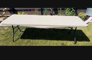 8-Foot Plastic Folding Table