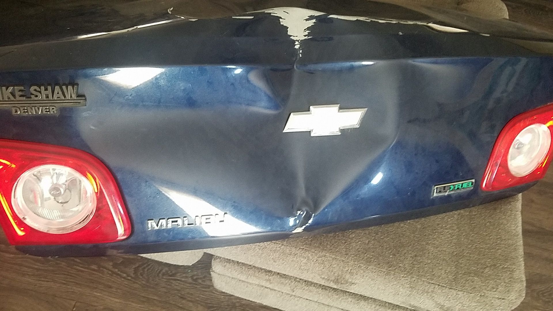 2011 Chevy Malibu trunk