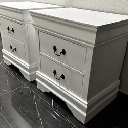 White Nightstands