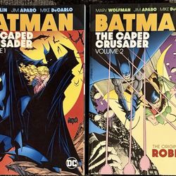 Rare Batman The Caped Crusader Vol 1 & 2 OOP Starlin Aparo McFarlane tpb lot