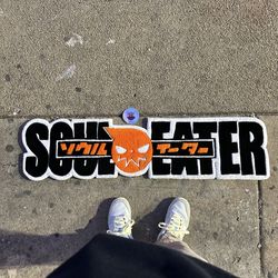 Soul Eater Logo Rug Handmade Tufted 
