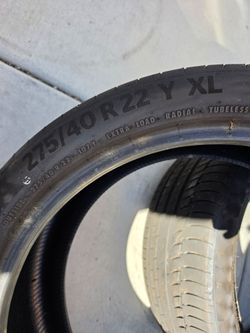 275 / 40 r22 Continental tires