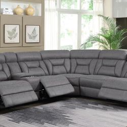 AUTOMATIC RECLINING SECTIONAL SOFA SET