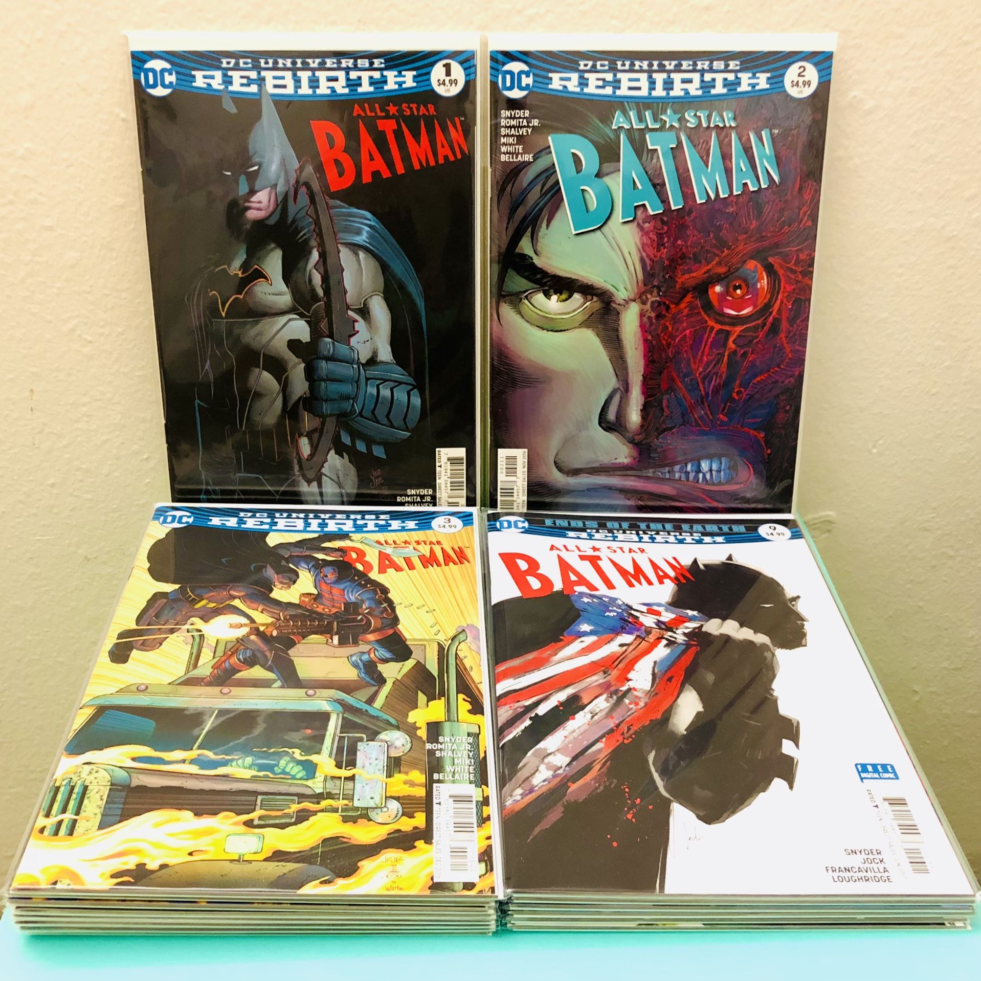 All Star Batman #1 14 Complete Set Variant Covers (DC Comics
