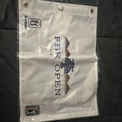 Fbr Open Golf Flag Tpc Scottsdale Stewart Cink Auto