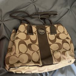 Brown /Tan Coach Purse