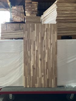 Acacia Wood Unfinished Butcher Block Countertop 4’ x 36” x 1.5”