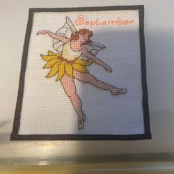 Cross Stitch (September) Magnet 