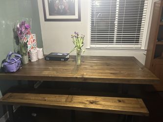 Wood Farmhouse Dining Table
