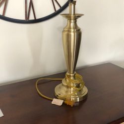 Brass Stiffel Candlestick Table Lamp 