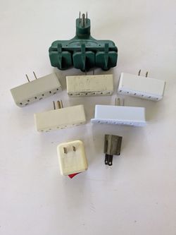 Outlet Plugs Adapters Assorted Electrical