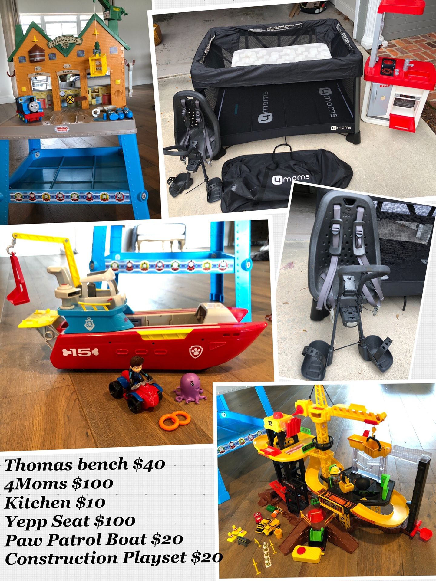 Various kids items and toys