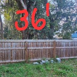 36’ Privacy Fence