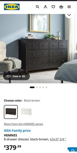 HEMNES 8-drawer dresser