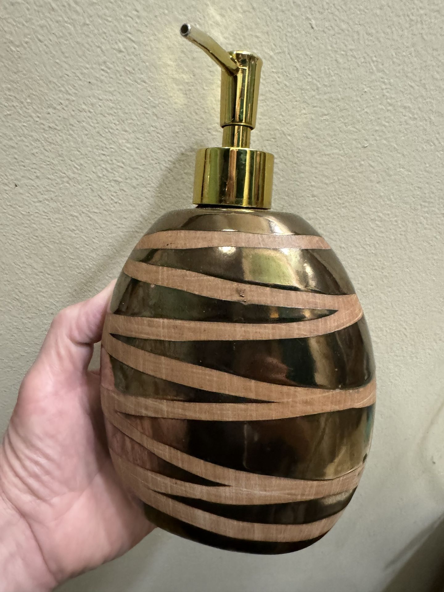 Decorative and soap dispenser
