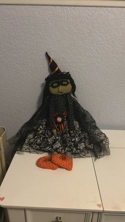 Halloween witch doll
