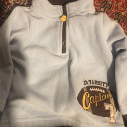 Carters Jr Varsity Captain Boys Fleece Jacket Sz 6 Mon