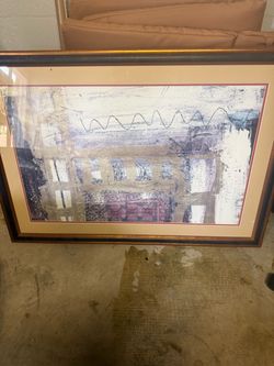 Framed Abstract Art Print
