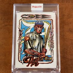 2021 Topps Project 70 Ty Cobb (by Artist, JK5)