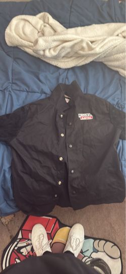 Welding helmet and jacket