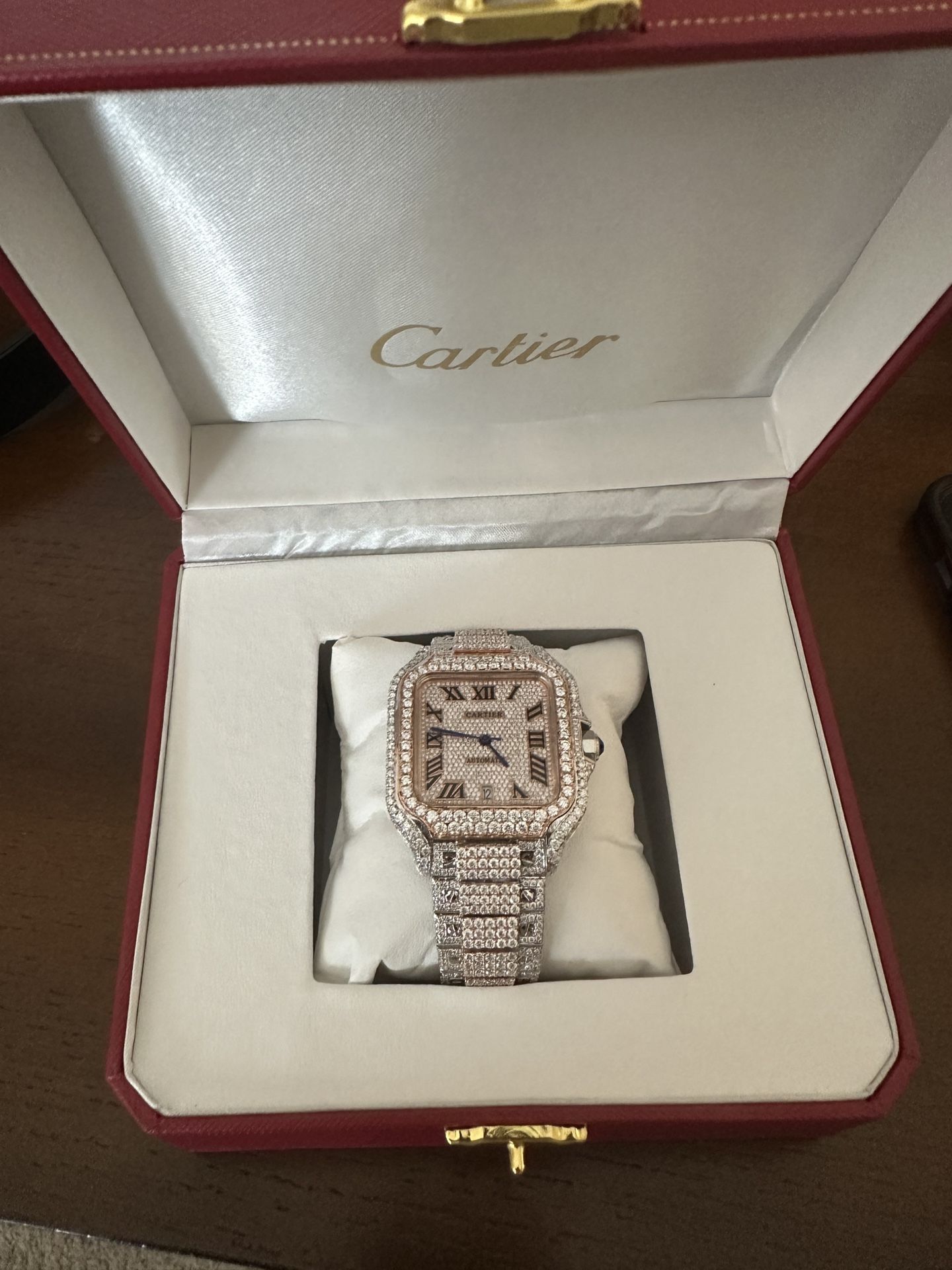 Cartier VVS Moissanite Watch