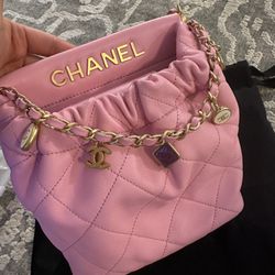 Bag Chanel Pink Leather 