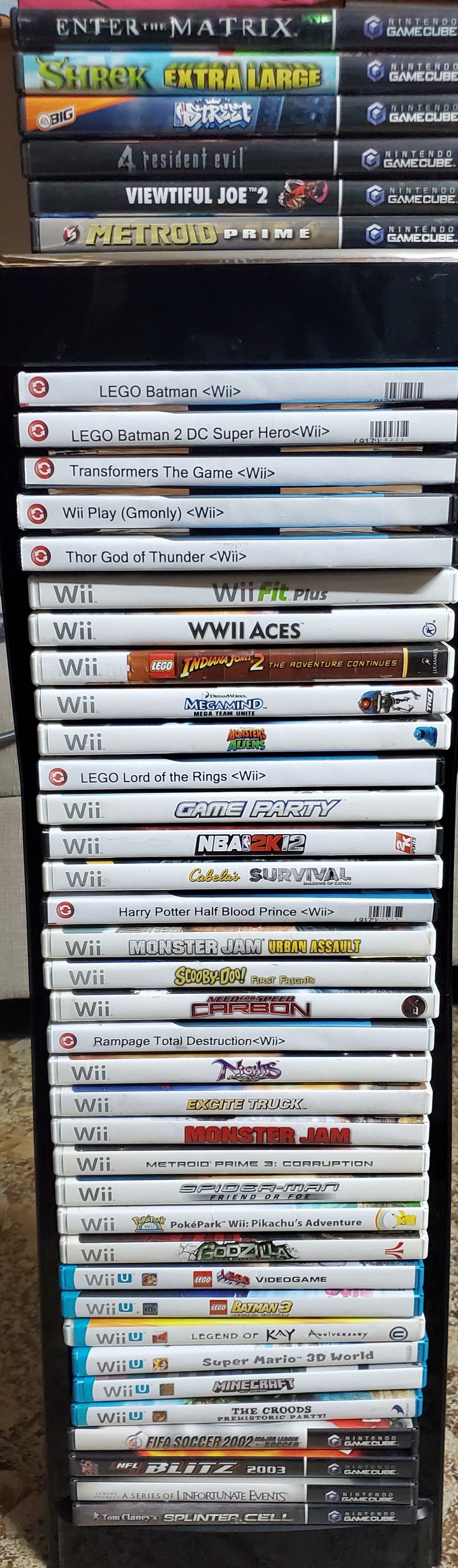 Nintendo Wii/Wii U/Gamecube Game Lot