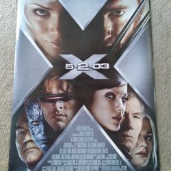 X-MEN Authentic Movie Theater Poster For 50dlls (2-Sided 27x40) Alvernon Between Drexel And Valencia