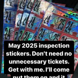 May 2025 Official Stickers 