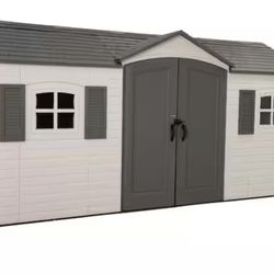 Legacy 15 ft. W x 8 ft. D Resin Outdoor Storage Shed (109 sq. ft.)