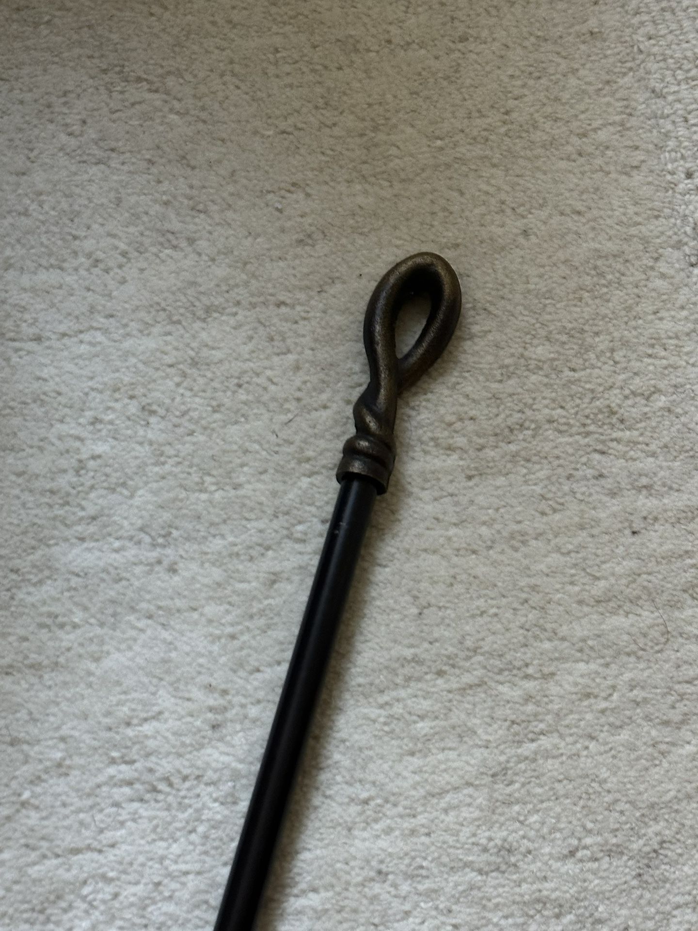 Bronze And Black Curtain Rod