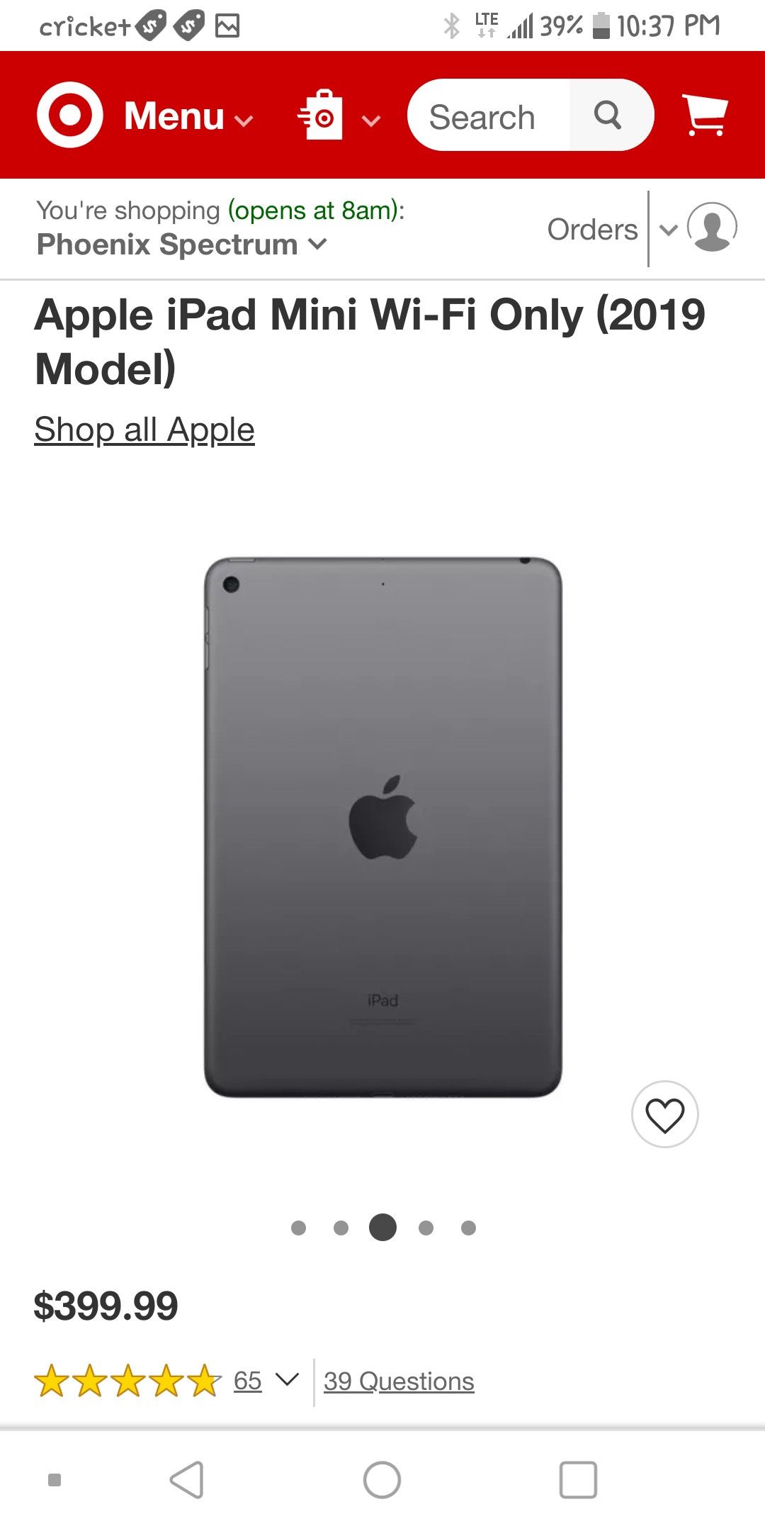 Apple mini iPad (64gb)