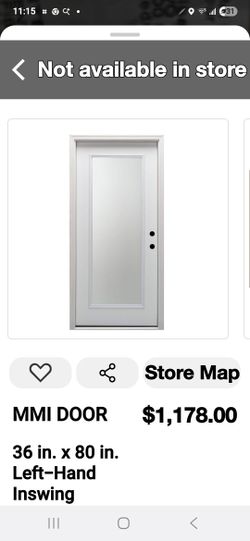 36" X 80"  Solid Wood  Glass New In Box Retail $1650 .  Asking  $650  Free Delivery