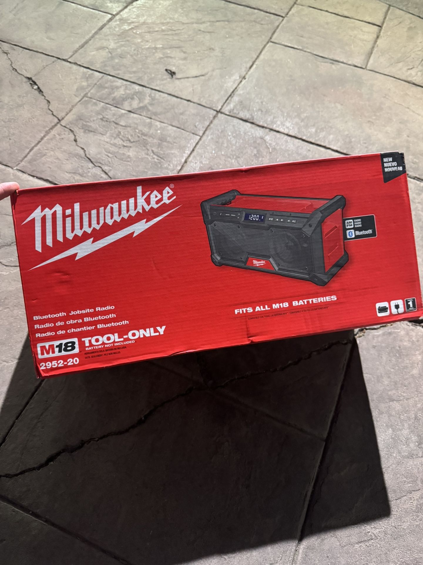 Brand New Milwaukee M18 18V Lithium-Ion Cordless Jobsite Radio