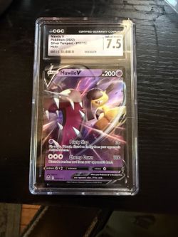 2022 Pokemon Silver Tempest Mawile V #070/195 Holo CGC 7.5 Near Mint+