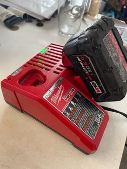 Milwaukee battery and charger