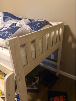 Twin low loft bed