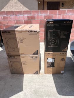 Qsc ks118 and k12.2