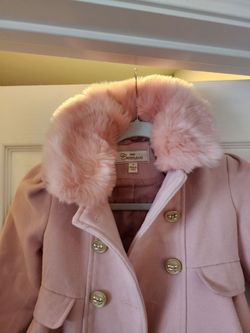 Girls Pink Coat - Size 4