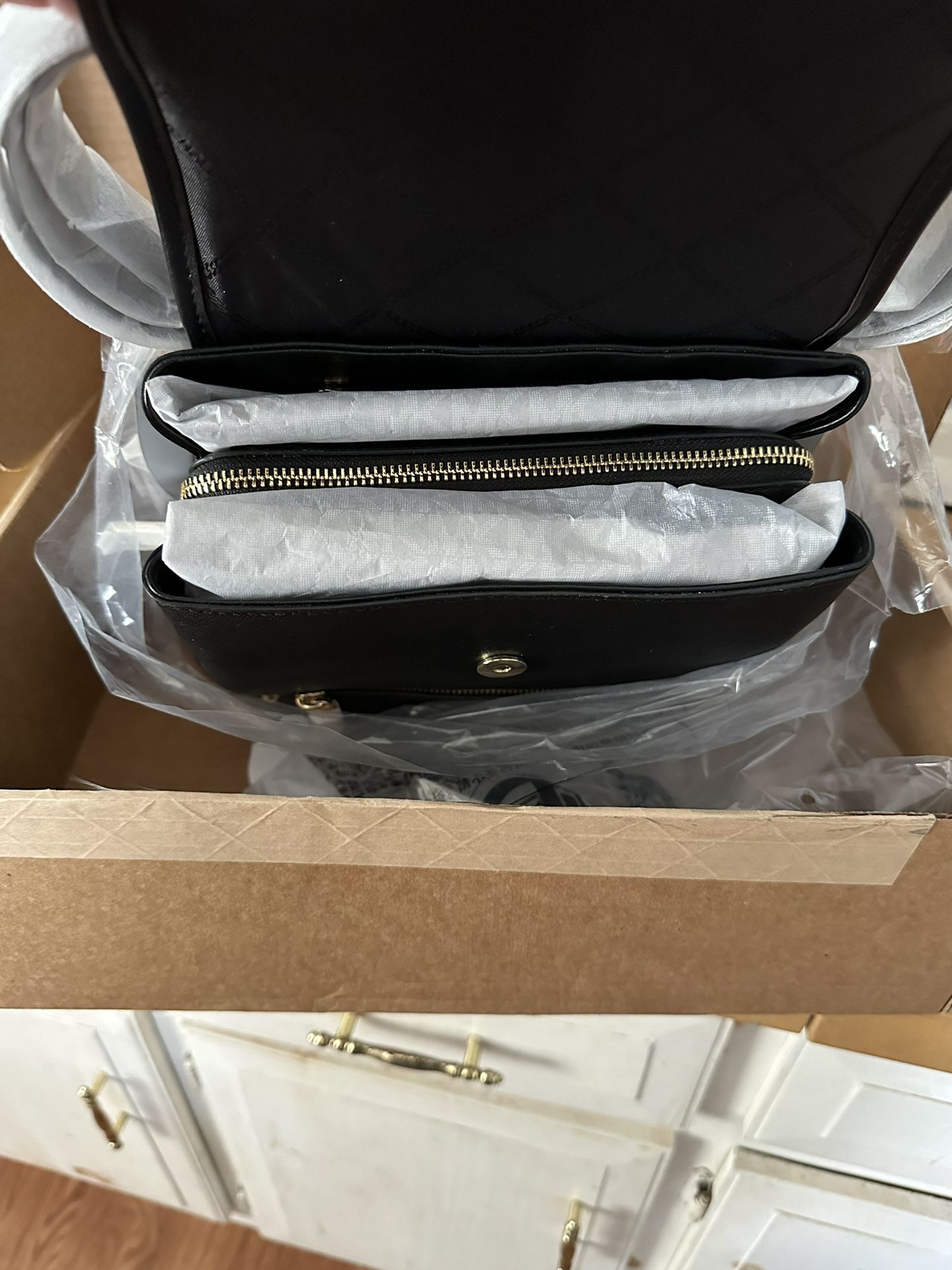 Michael  Kors Black Backpack