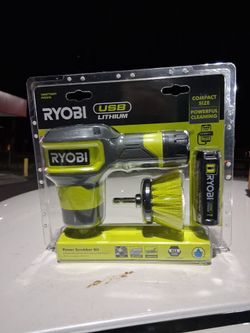 RYOBI Power Scrubber Kit. NEW