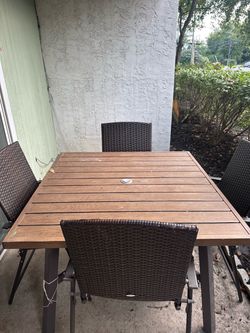 Patio table