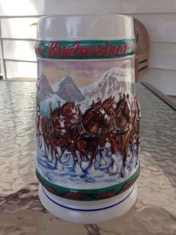 1993 Budweiser Holiday Stein